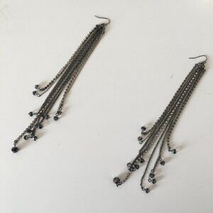 Express Long Tassel Drop Earrings